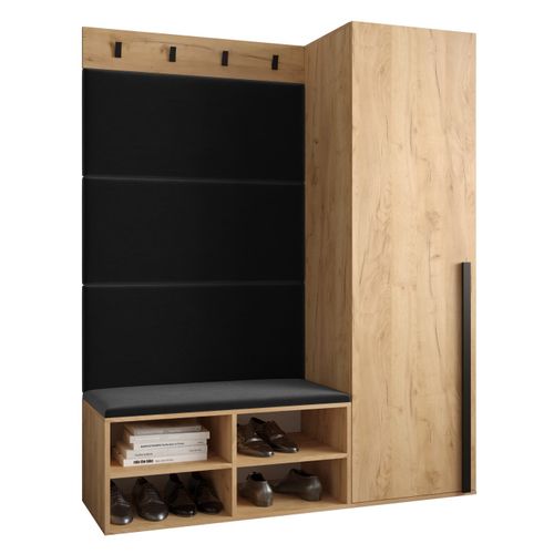 Ensemble De Garde-robe Miro 6 184/134/42 (chêne Artisanal/manila 18)