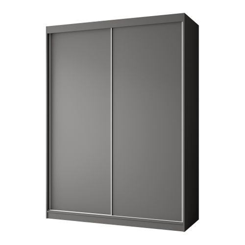 Armoire 2 Portes Coulissantes – Mario 150 cm - Graphit
