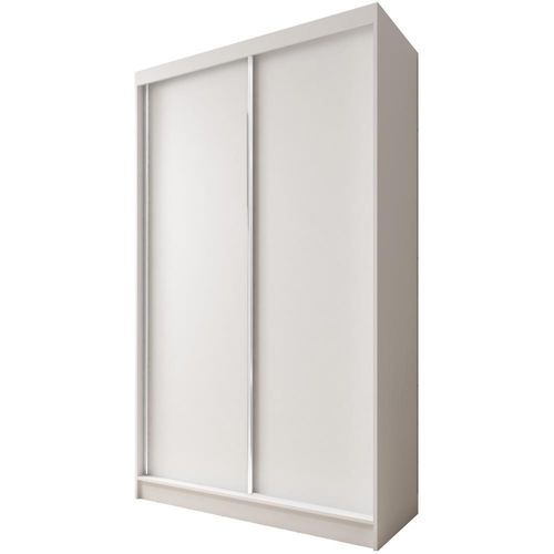 Armoire 2 Portes Coulissantes – Mario 120 cm - Blanc