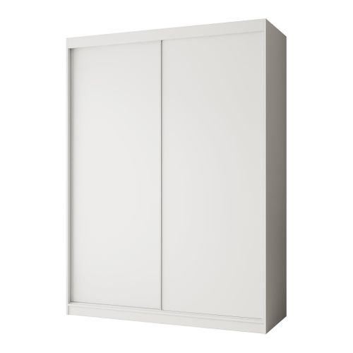 Armoire 2 Portes Coulissantes – Mario 150 cm - Blanc