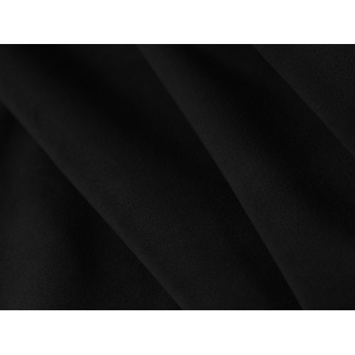 Canapé Modulable Gauche "charles" 2 Places En Velours Noir