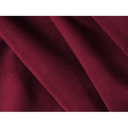 Canapé Modulable Gauche "charles" 2 Places En Velours Rouge