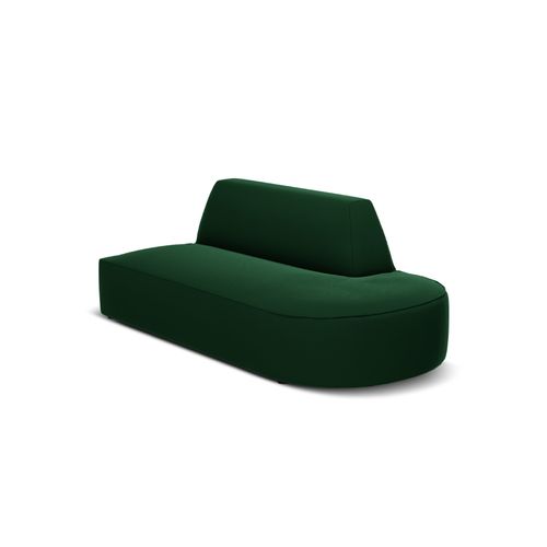 Canapé Modulable Droit "charles" 2 Places En Velours Vert