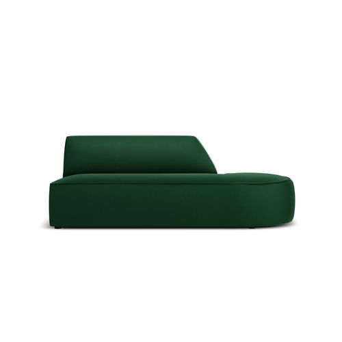 Canapé Modulable Droit "charles" 2 Places En Velours Vert
