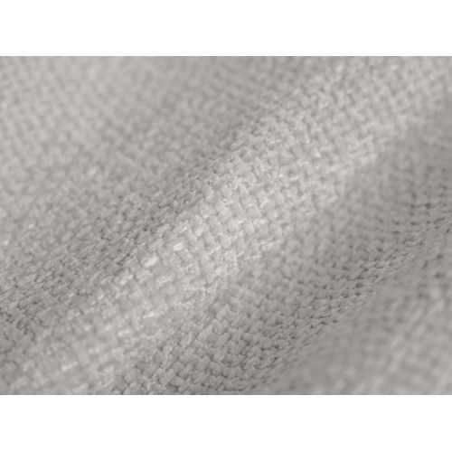 Canapé D'angle Modulable Symétrique "lionel" 6 Places En Chenille Argent Chiné