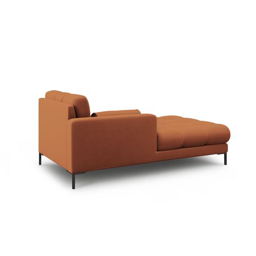 Méridienne Gauche "bali" En Tissu Structurel Brique