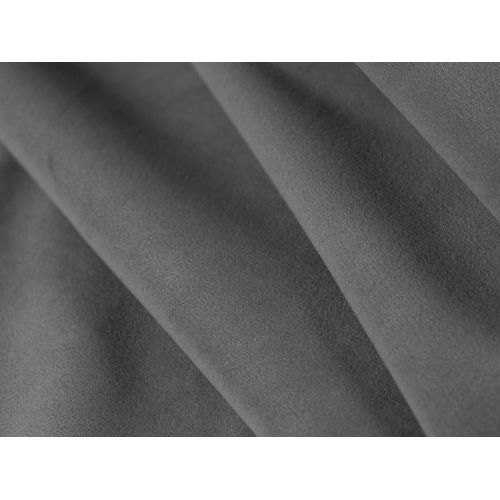 Pouf "lorella" En Velours Ciment