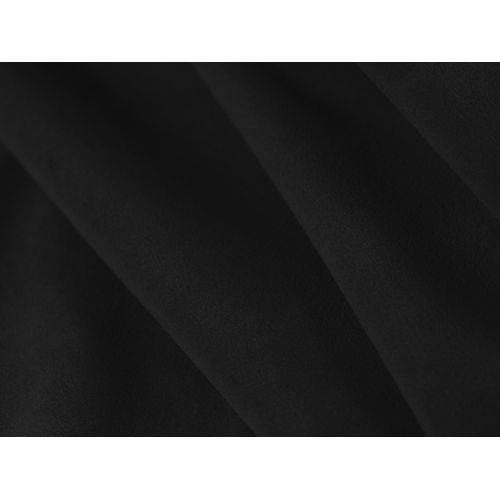 Pouf "lorella" En Velours Noir