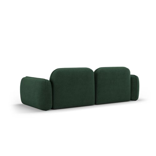 Canapé Modulable "lucien" 3 Places En Velours Vert