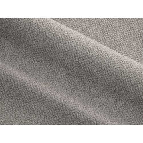 Canapé Modulable Droit "lucien" 3 Places En Velours Gris Clair