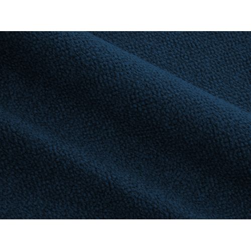 Canapé Modulable Droit "lucien" 3 Places En Velours Bleu Foncé