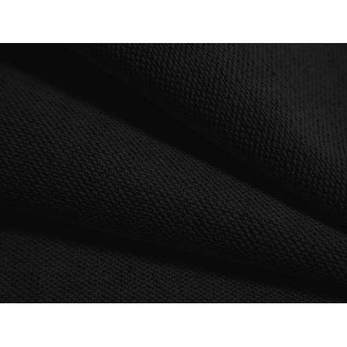 Canapé D'angle Droit Modulable "clotilde" 3 Places En Tissu Structurel Noir