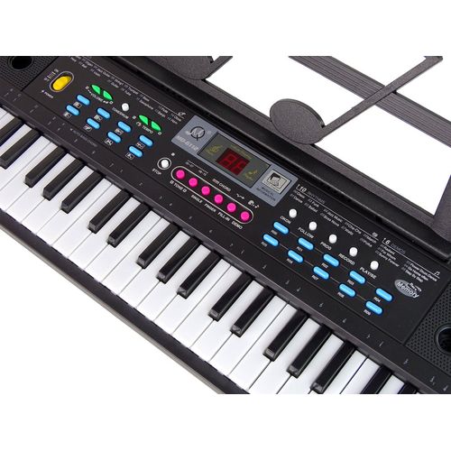 Clavier Piano Microphone, Support Pour Partitions, 61 Touches Pour Enfant