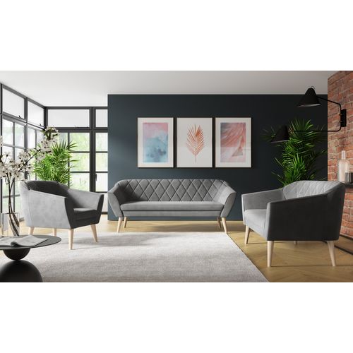 Canapé 3 Places Gloria 3 Gris