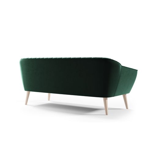 Canapé 3 Places Gloria Iii En Velours - Vert