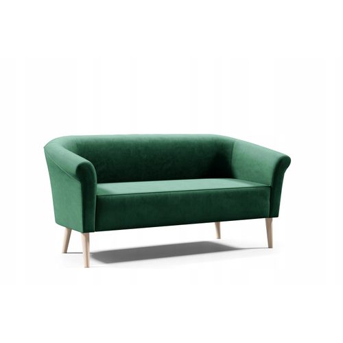 Canapé Scandinave 3 Places Espero En Velours - Vert