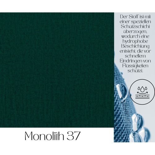 Canapé Scandinave 3 Places Espero En Velours - Vert