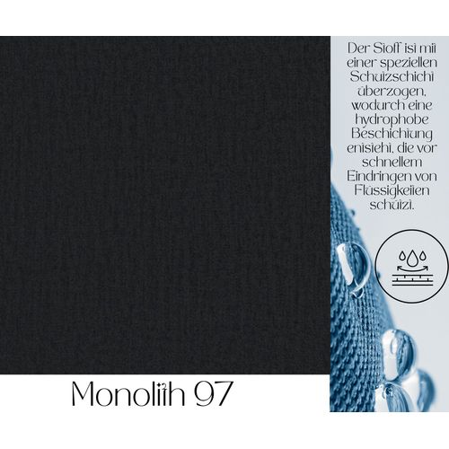 Canapé Scandinave 3 Places Espero En Velours - Gris Foncé