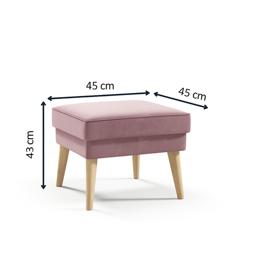 Tabouret Scandinave - Rose