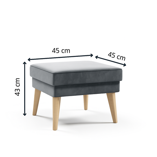 Tabouret Scandinave - Gris