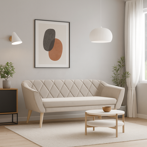 Canapé 3 Places Gloria 3 Beige