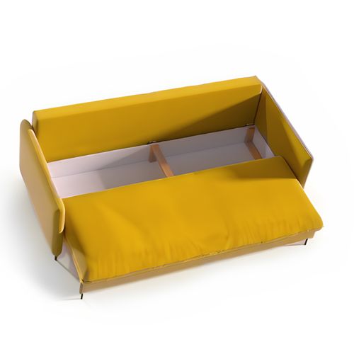 Canapé convertible Belissa Jaune