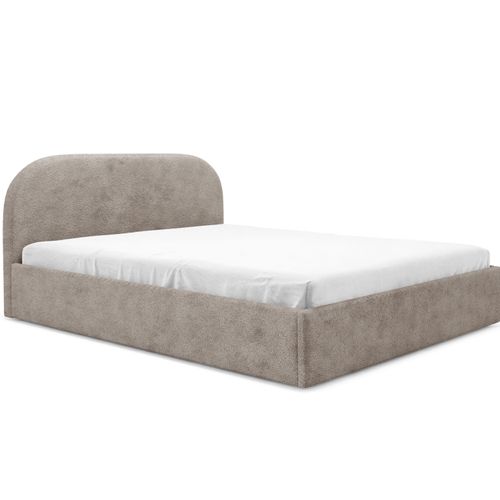 Lit Coffre Moon 140x200 Cm - Beige