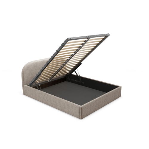 Lit Coffre Moon 200x200 Cm - Beige