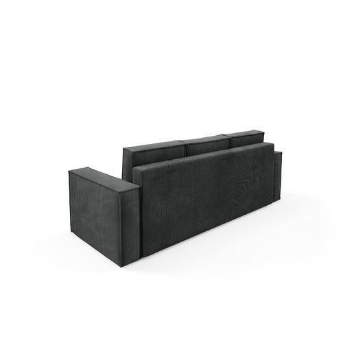 Canapé-lit Corda Gris En Velours Côtelé Avec