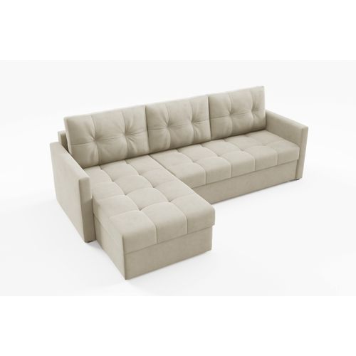 Canapé D'angle Convertible IVIO - Beige