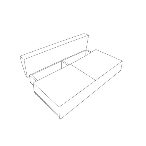 Canapé Convertible Luno En Tissu Bouclé - Vert Olive