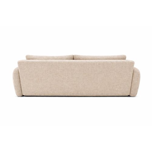 Canapé Convertible Nube - Beige Crème Et Brun