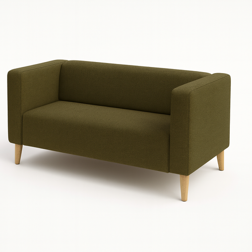 Ensemble De Salon Calmo - Canapé + 2 Fauteuils - Vert Foncé