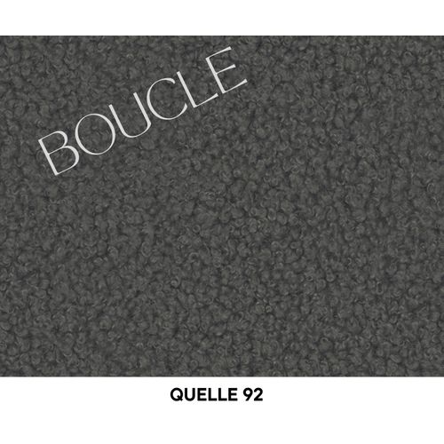 Canapé D’angle Convertible Bella En Bouclette - Gris