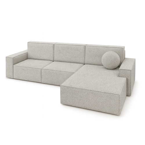 Canapé d’angle PORTO III avec revêtement en tissu – design élégant