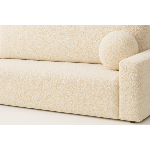 Canapé D’angle Convertible BELLA - Blanc Cassé