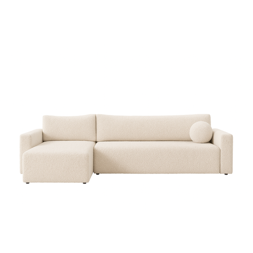 Canapé D’angle Convertible BELLA - Blanc Cassé