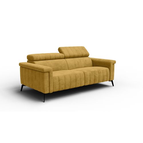 Canapé 3 Places Nordel, Tissu Moutarde