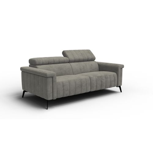 Canapé 3 Places Nordel, Tissu Taupe