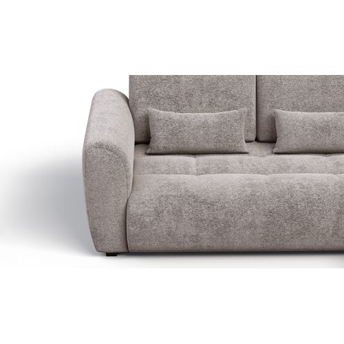 Canapé D'angle 4 Places Soreno, Tissu Beige