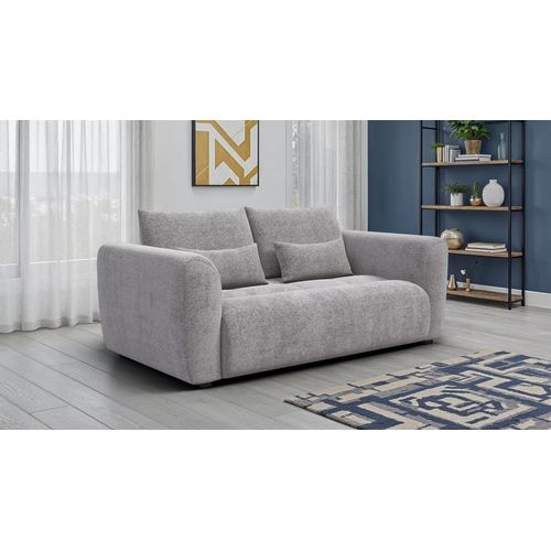 Canapé 3 Places Soreno, Tissu Gris