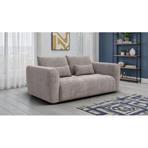 Canapé 3 Places Soreno, Tissu Beige