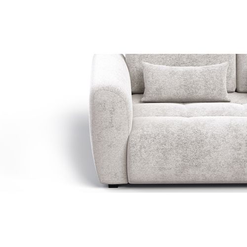 Canapé 3 Places Soreno, Tissu Ecru