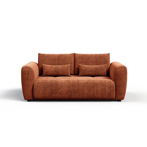 Canapé 3 Places Soreno, Tissu Orange