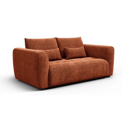Canapé 3 Places Soreno, Tissu Orange