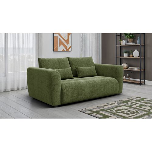 Canapé 3 Places Soreno, Tissu Vert