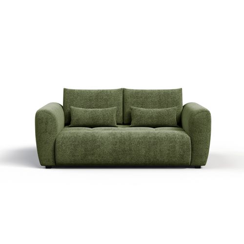 Canapé 3 Places Soreno, Tissu Vert