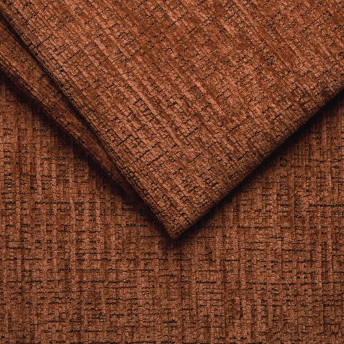 Canapé 3 Places Morello Avec 2 X Relax Zero Gravity, Tissu Orange Foncé