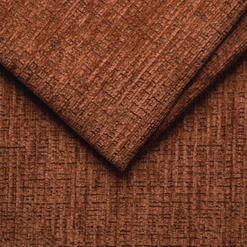 Canapé D'angle 5 Places Morello Avec 1 X Relax Zero Gravity, Tissu Orange Foncé