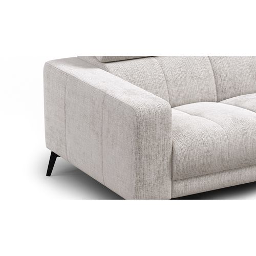 Canapé 2 Places Morello, Tissu Crème